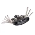 Compact bicycle multi-tool folding hex key set with sockets for bike repair and maintenance. - 16-in-1 Tool