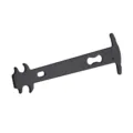Black bicycle multi-tool chain wear indicator and spoke wrench variant for cycling repair. - Black Chain Wear Checker