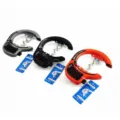 Bicycle combination horseshoe lock mountain bike fixed lock with password and installation screws. - Red