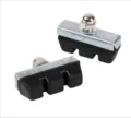 Patins de Frein V-Brake Vélo Noirs Blocs en Caoutchouc VTT Pièces de Rechange 2 Pcs - Petit Patin de Frein en Fer