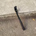 Black metal bicycle kickstand mountain bike parking stand single support bracket part - Black-09D