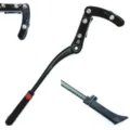 Adjustable bicycle kickstand side mount aluminum alloy mountain bike parking rack detail - GT Single Support