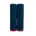 Black mountain bike sponge handlebar grips with red lock rings, bicycle cycling accessories - Single-Sided Bagged / Red