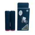 Mountain bike handlebar grips thickened sponge double lock bicycle accessory set new item - Single-Sided Boxed / Red