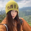 Strickmütze Damen Winter warm weich kuschelig Beanie Mütze Outdoor stylisch modisch - Gelb