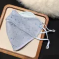 Masque facial tricoté chaud pour femmes, coupe-vent respirant d'hiver élégant style doux. - Taille unique / Bleu
