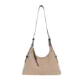 Koreaanse retro suède schoudertas kaki okseltas casual crossbody tas voor dames variant - Khaki