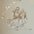 Champagne glitter reindeer Christmas tree hanging ornament sparkling holiday decor - Champagne Reindeer
