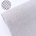 White rhinestone mesh sticker with hot melt backing, perfect for DIY clothing bags decor. - Hot-Fix Style / White