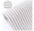 Close-up detail shot of self-adhesive ceramic rhinestone mesh ribbon for shiny DIY crafts. - 6mm Ceramic 40x24cm Hot Melt Press Type / White