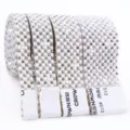 Self-adhesive rhinestone strip DIY crystal ribbon sparkling decorative trim for clothes - (2 Rows 0.5cm Wide) Self-Adhesive 1 Yard / White 2.5*2.5 Resin + Rhinestone