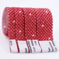 Red rhinestone strip self adhesive crystal mesh trim for DIY crafts apparel decoration - (2 Rows 0.5cm Wide) Self-Adhesive 1 Yard / Red 2.5*2.5 Resin + Rhinestone