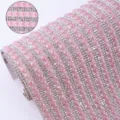 Self-adhesive pink pearl rhinestone strip DIY craft decorative roll for shoes bags boxes - Light Pink