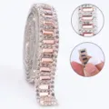 Self-adhesive rhinestone strip crystal diamond trim for DIY clothing garment crafts decoration - Self-Adhesive Style / 1 Yard/Pack / Champagne