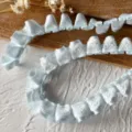 Cinta de ribete de encaje con volantes azul claro para decoración de ropa y dobladillos DIY. - Volante Azul Claro Encifrado (8#)