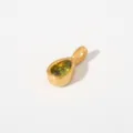 Goldene Tropfen grüne Zirkonia Anhänger Halskette, eine exquisite Schmuck Variante. - Anhänger Ohne Kette (Tropfenform/G68) / Olivgrün