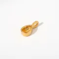 Exquisiter birnenförmiger gelber Zirkon Anhänger golden edelstahl Mode Schmuck für Damen - Anhänger Ohne Kette (Tropfenform/G70) / Orange
