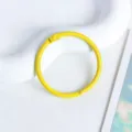 Anneau de reliure en métal jaune anneau de livre bricolage bijou artisanal vue détaillée - 3cm / Jaune