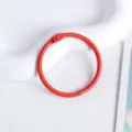 Anneau de reliure en métal rouge, anneaux de livre durables pour loisirs créatifs et albums. - 3cm / Rouge