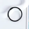 Μαύρος μεταλλικός κρίκος βιβλιοδεσίας για DIY χειροποίητα αξεσουάρ κοσμημάτων και βιβλίων - 3cm / Μαύρο