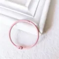 Anneaux de classeur en métal rose pour loisirs créatifs DIY et accessoires de papeterie. - 3cm / Rose Clair
