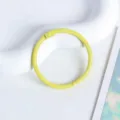 Anneau de livre en métal jaune, accessoire de reliure pour loisirs créatifs et articles faits main. - 3cm / Light jaune