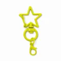 Porte-clés étoile couleur bonbon mousqueton en alliage pendentif pivotant accessoire DIY - Pendentif Pentagramme(303) / Vert Fruit