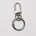 Silver metal keyring spring snap hook DIY jewelry accessory connector clasp hardware item - Silver - Gate Buckle + Spring Ring