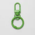 Mousqueton en métal vert porte-clés accessoire de bijoux DIY anneau de connexion - Vert - Boucle de Porte + Anneau à Ressort