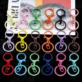 Bunte Metall Schlüsselanhänger Karabiner Haken Ringe DIY handgemachte Tasche Schmuck Zubehör - Gemischte Farbe (Ohne Gold und Silber) - Hummerschließe 3-teiliges Set