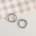 Silberne Metall-Federringe für DIY-Schlüsselanhänger und handgemachte Schmuckaccessoires. - Außendurchmesser 20mm Feder Schnalle / Silber