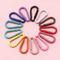 Colorful aluminum alloy carabiner spring snap hook keychain DIY jewelry accessories outdoor D ring clip - Gourd Buckle / Multicolor