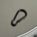 Schwarzer Karabinerhaken aus Aluminiumlegierung kuerbisförmig Schlüsselanhänger Zubehör - Kürbis-Schnalle / Schwarz