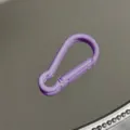 Purple aluminum alloy gourd carabiner keychain outdoor hanging buckle hook accessory. - Gourd Buckle / Light Purple