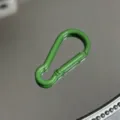 Grüner Karabiner aus Aluminiumlegierung in Kürbisform für Outdoor, Schlüsselanhänger. - Kürbis-Schnalle / Grün