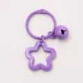 Paarse ster bel sleutelhanger hanger schattige DIY tas accessoire voor leuk gebruik. - Paars