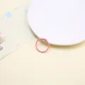 Anneau de reliure en métal coloré 3cm anneau à feuilles mobiles DIY papeterie pour carnets. - Rose