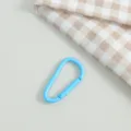 Blauer Federhaken Karabiner Clip Detail, Metall D-Ring für DIY Taschen und auch Keys - Blau