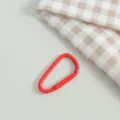 Roter Metall D-foermiger Federverschluss DIY Schmuck Zubehoer Nahaufnahme fuer Taschen - Rot