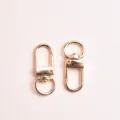 Gold metal swivel snap hooks key ring clasps DIY hardware accessories variant display - Gate Buckle / KC Gold