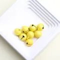 14mm yellow metal craft bells for diy jewelry making and cute pet pendants accessories - Yellow