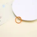 Anneaux de reliure en metal colores 3cm anneaux de livre peints pour bricolage et cartes - Orange