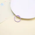 Anneau de livre en métal violet de 3cm pour loisirs créatifs DIY et accessoires de papeterie. - Violet