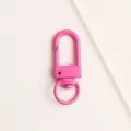 Rosa 33mm Metall Karabinerhaken Drehbar Taschenverschluss DIY Handwerk Zubehör Ersatz - Himbeerrot