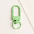 Grüner 33mm Metall Karabinerhaken, farbig lackierter U-förmiger Schlüsselanhänger Zubehör - Grün
