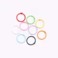 Colorful metal loose leaf binder rings for book album notepad and diy crafts stationery set - Random Color 3cm Ring