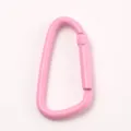 Rosa Aluminium Herz Karabiner Haken für Outdoor Rucksack Befestigung und tägliches Werkzeug - Rosa