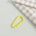 Gelber Metall Karabiner D-Ring Federhaken DIY Schmuck Accessoires Taschen Schlüsselanhänger. - Gelb