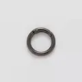 Gunmetal round spring buckle snap hook for bags and DIY craft hardware accessories. - No.23 Spring Buckle / Gunmetal