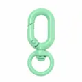 Mintgruener Metall Karabinerhaken Schluesselanhaenger DIY Tasche Zubehoer Haerte - Mintgrün